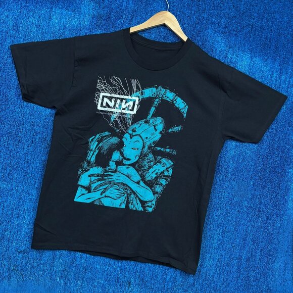 Nine Inch Nails 2005 “With Teeth Tour” Industrial Rock Band Graphic T-Shirt Size - Picture 3 of 4